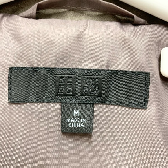 🍄3/$20 SzM Uniqlo Moto Jacket - Picture 6 of 7